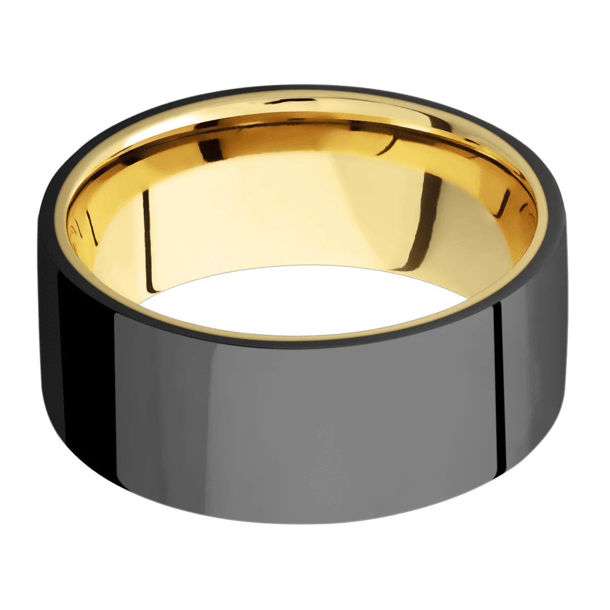 Zirconium + Polish Finish + 10K Yellow Gold - Image 3