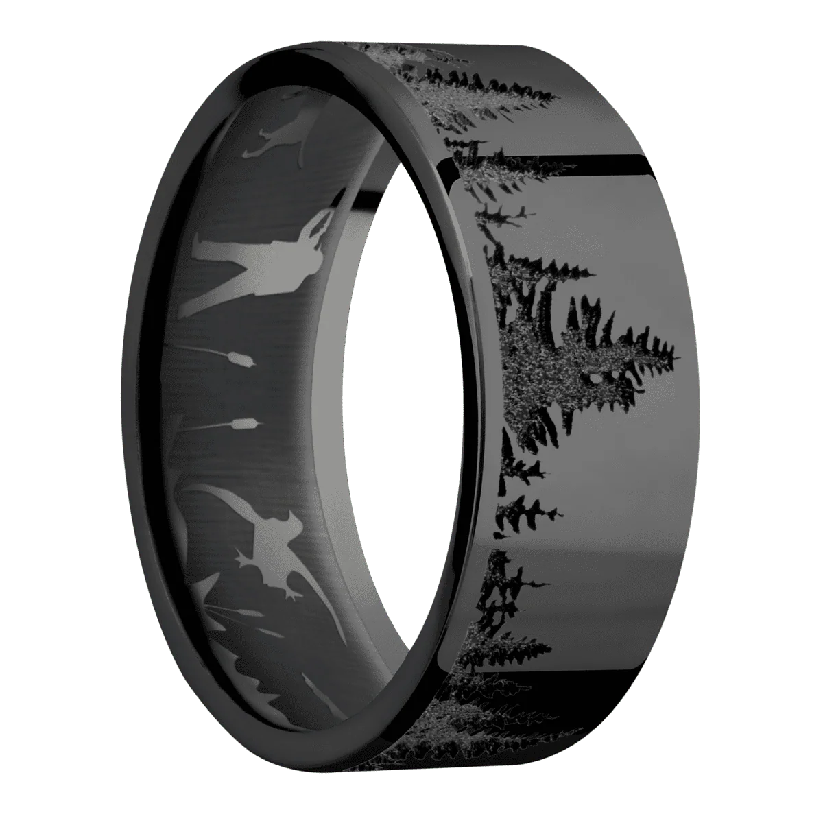 Zirconium + Polish Finish