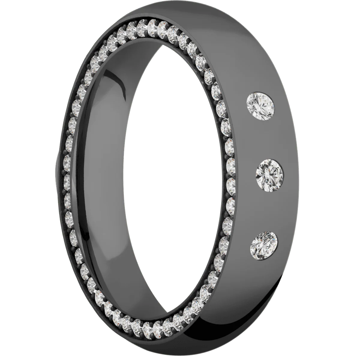 Zirconium + Polish Finish