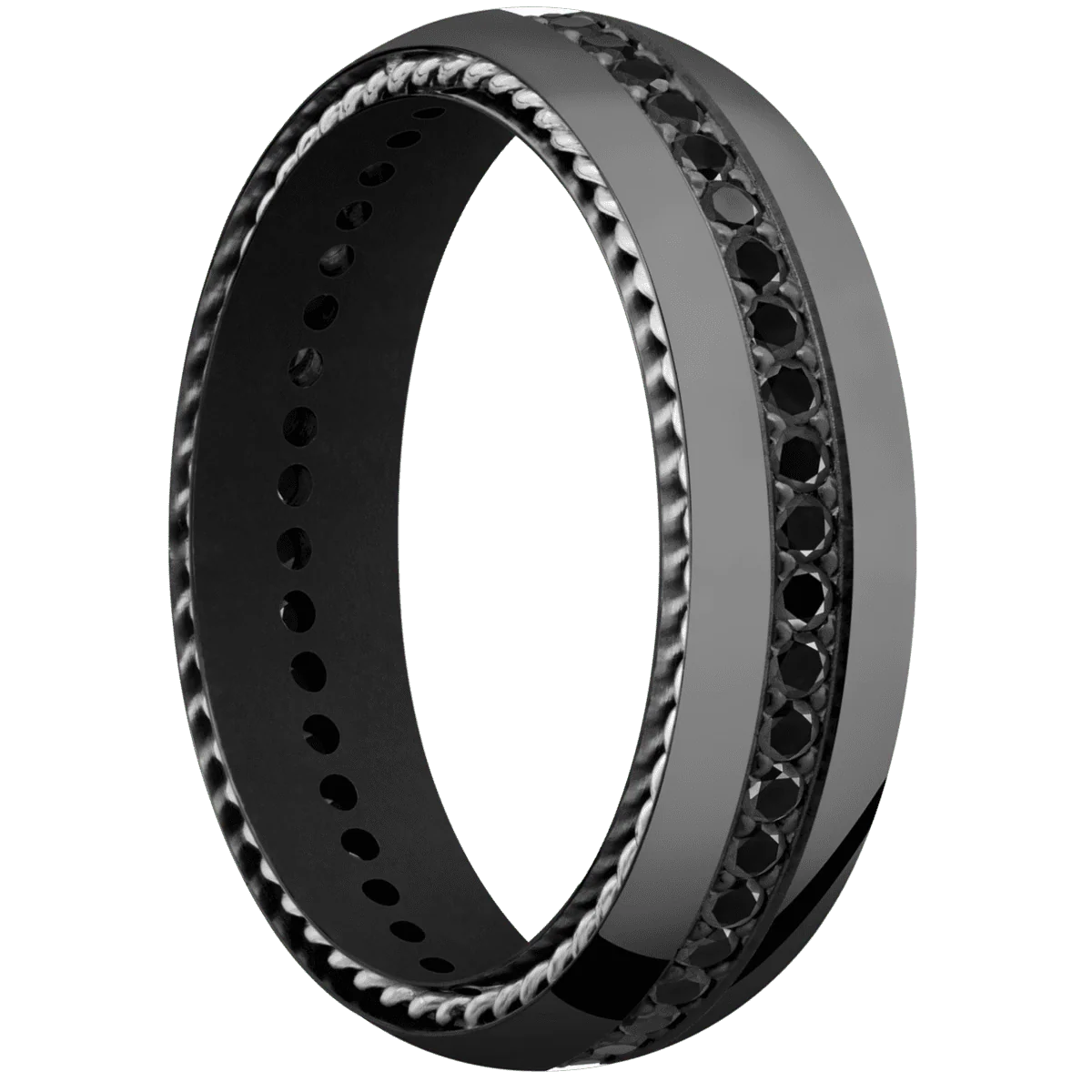 Zirconium + Polish Finish + Black