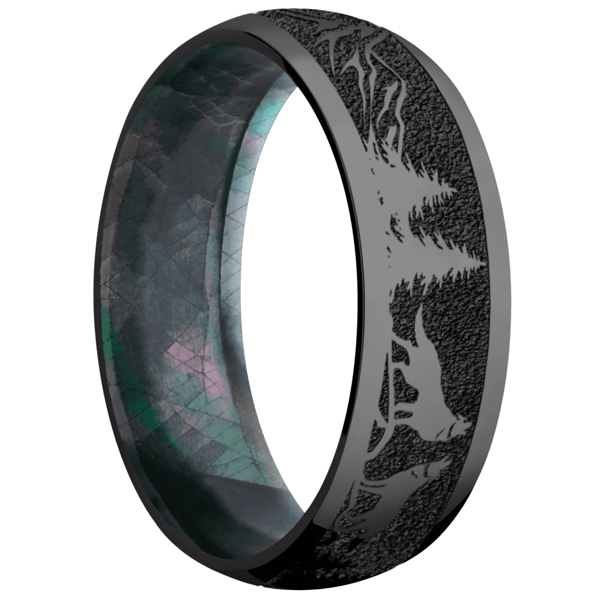Zirconium + Polish Finish + Black Mother of Pearl