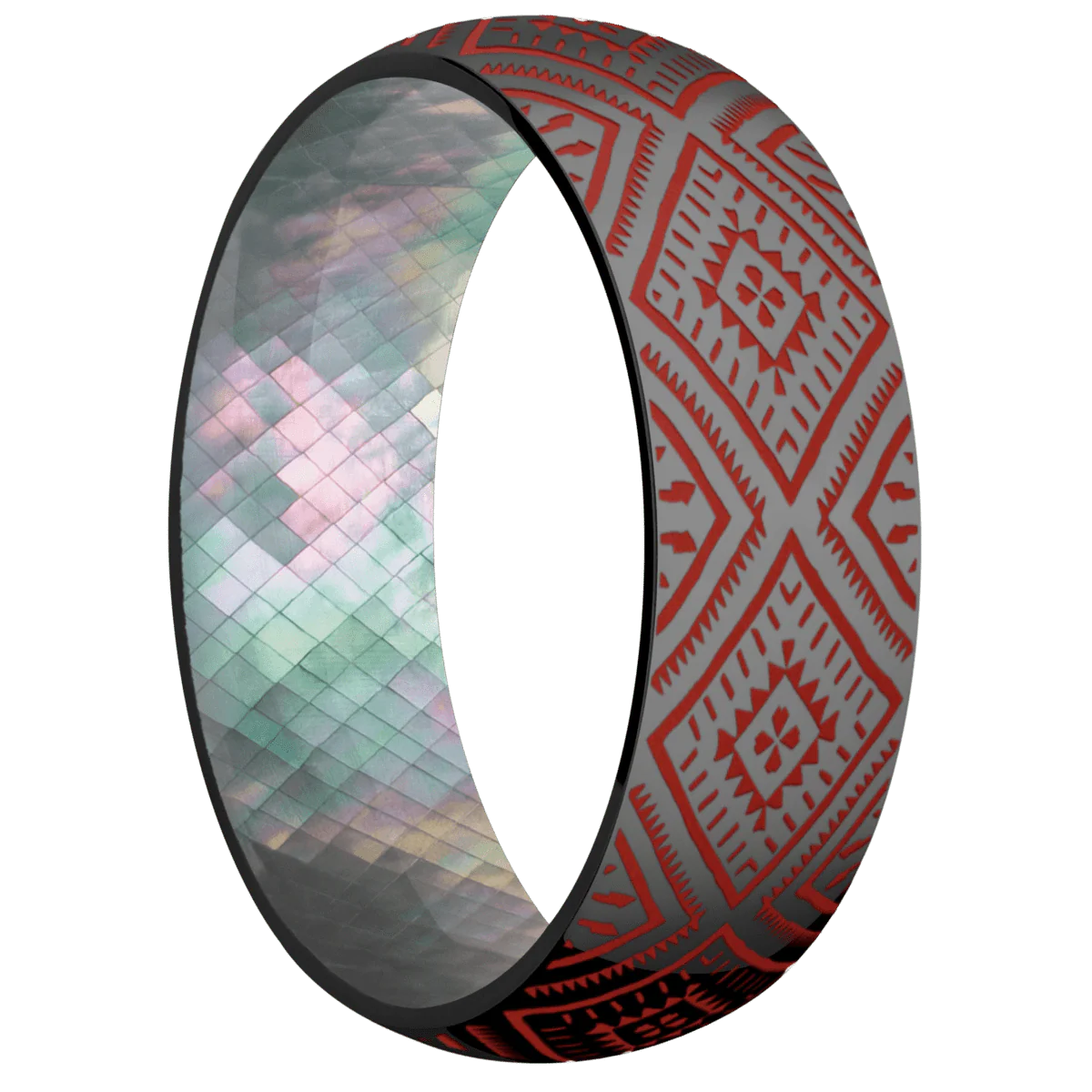 Zirconium + Polish Finish + Black Mother of Pearl