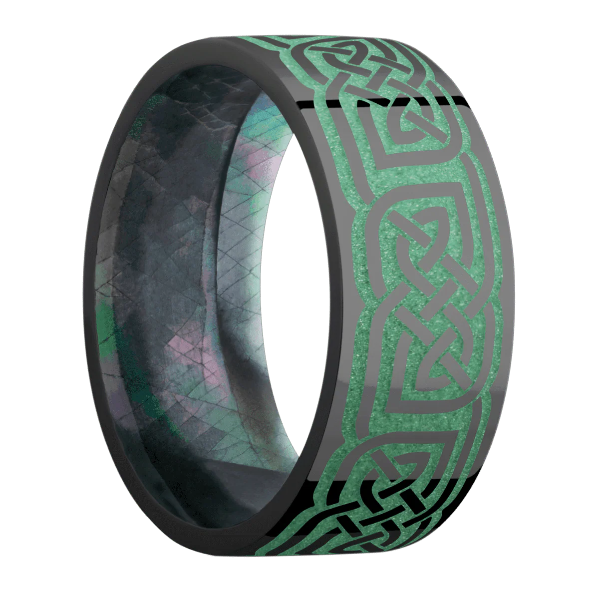 Zirconium + Polish Finish + Black Mother of Pearl