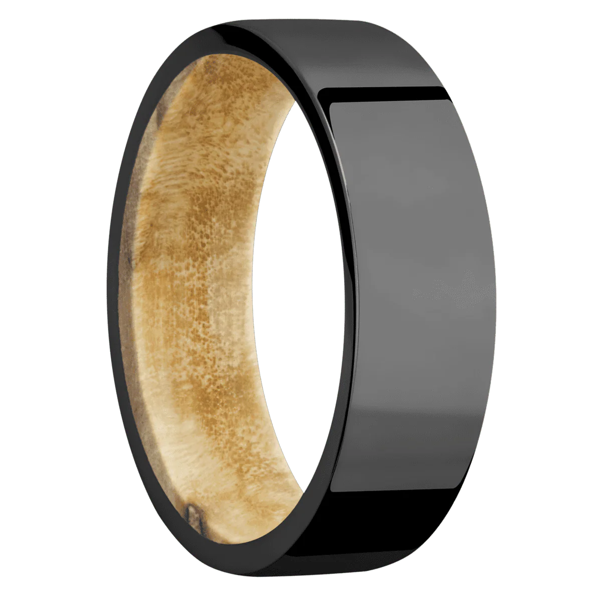 Zirconium + Polish Finish + Boxelder Burl