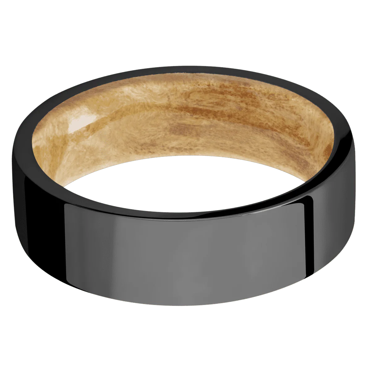 Zirconium + Polish Finish + Boxelder Burl - Image 3
