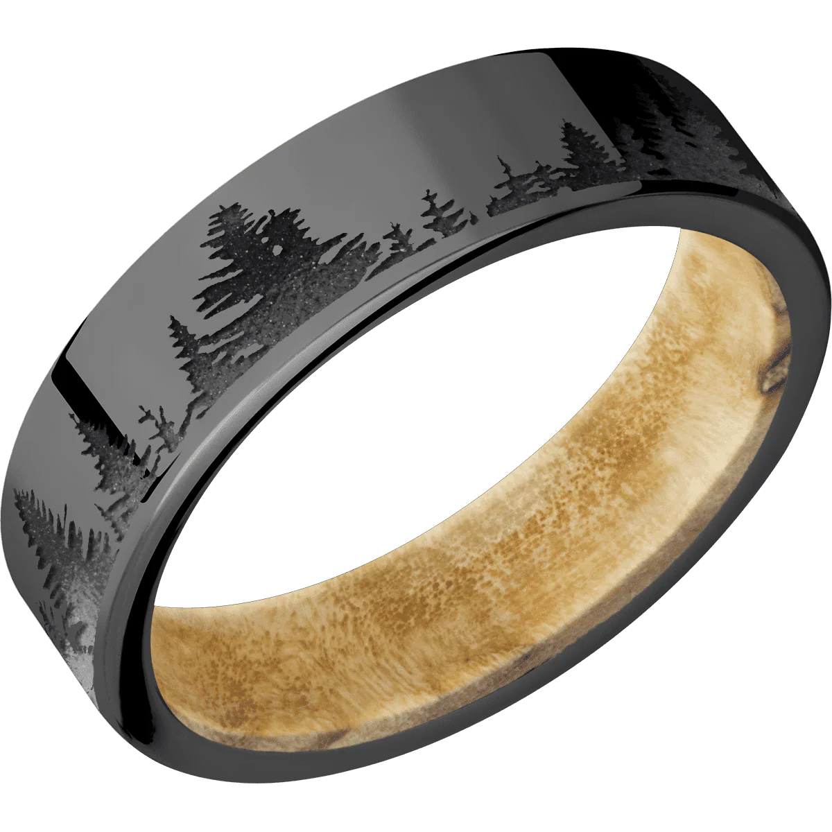 Zirconium + Polish Finish + Boxelder Burl - Image 2