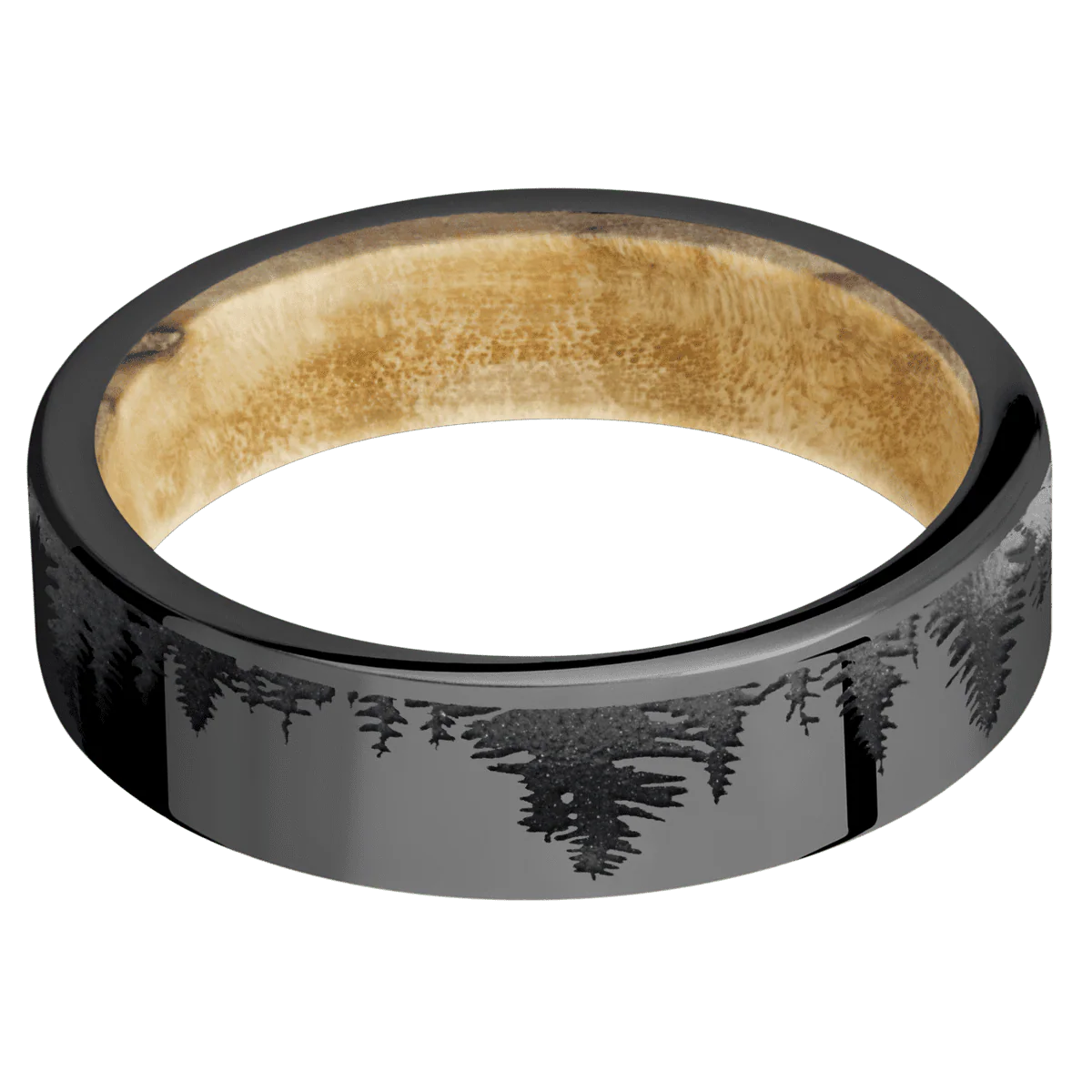 Zirconium + Polish Finish + Boxelder Burl - Image 3