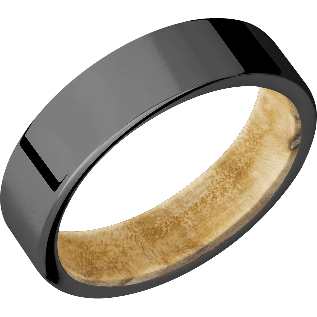 Zirconium + Polish Finish + Boxelder Burl - Image 2