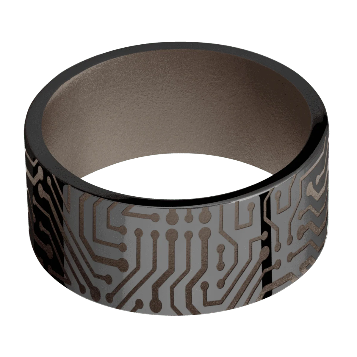 Zirconium + Polish Finish + Chocolate Brown - Image 3