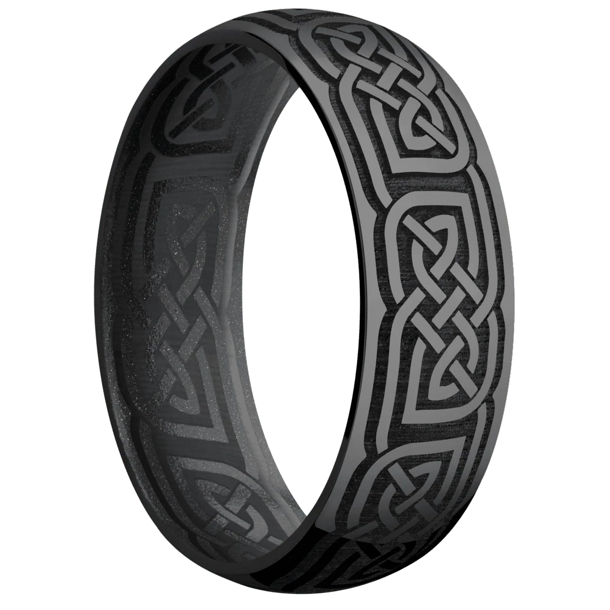 Zirconium + Polish Finish + Dark Grey