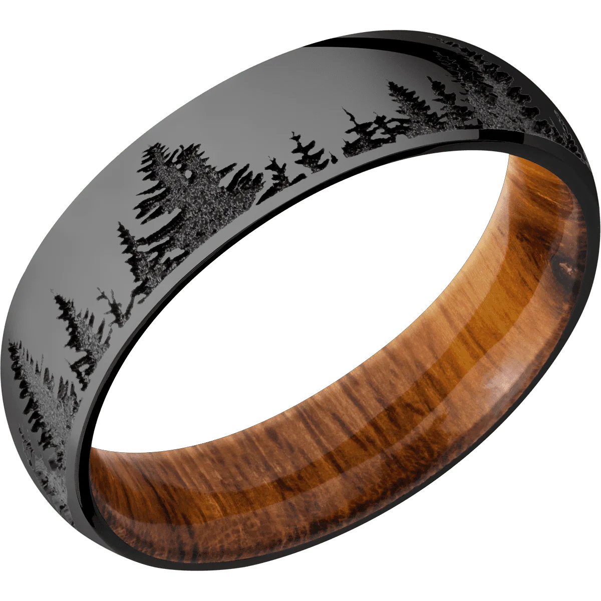 Zirconium + Polish Finish + Desert Iron Wood - Image 2