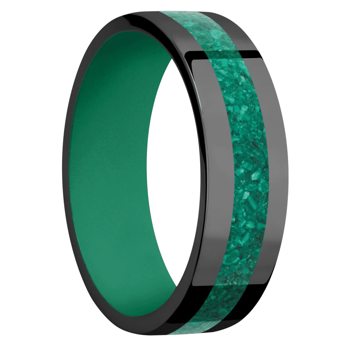 Zirconium + Polish Finish + Green