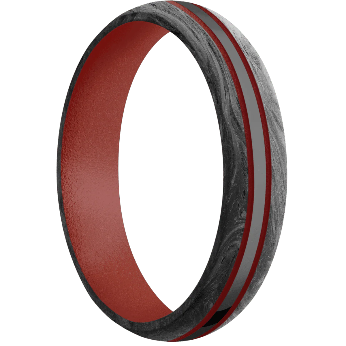 Zirconium + Polish Finish + Habanero Red