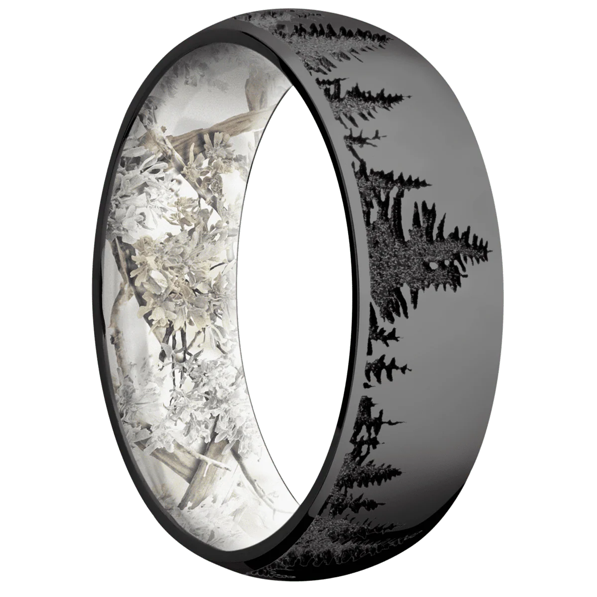 Zirconium + Polish Finish + King's Snow