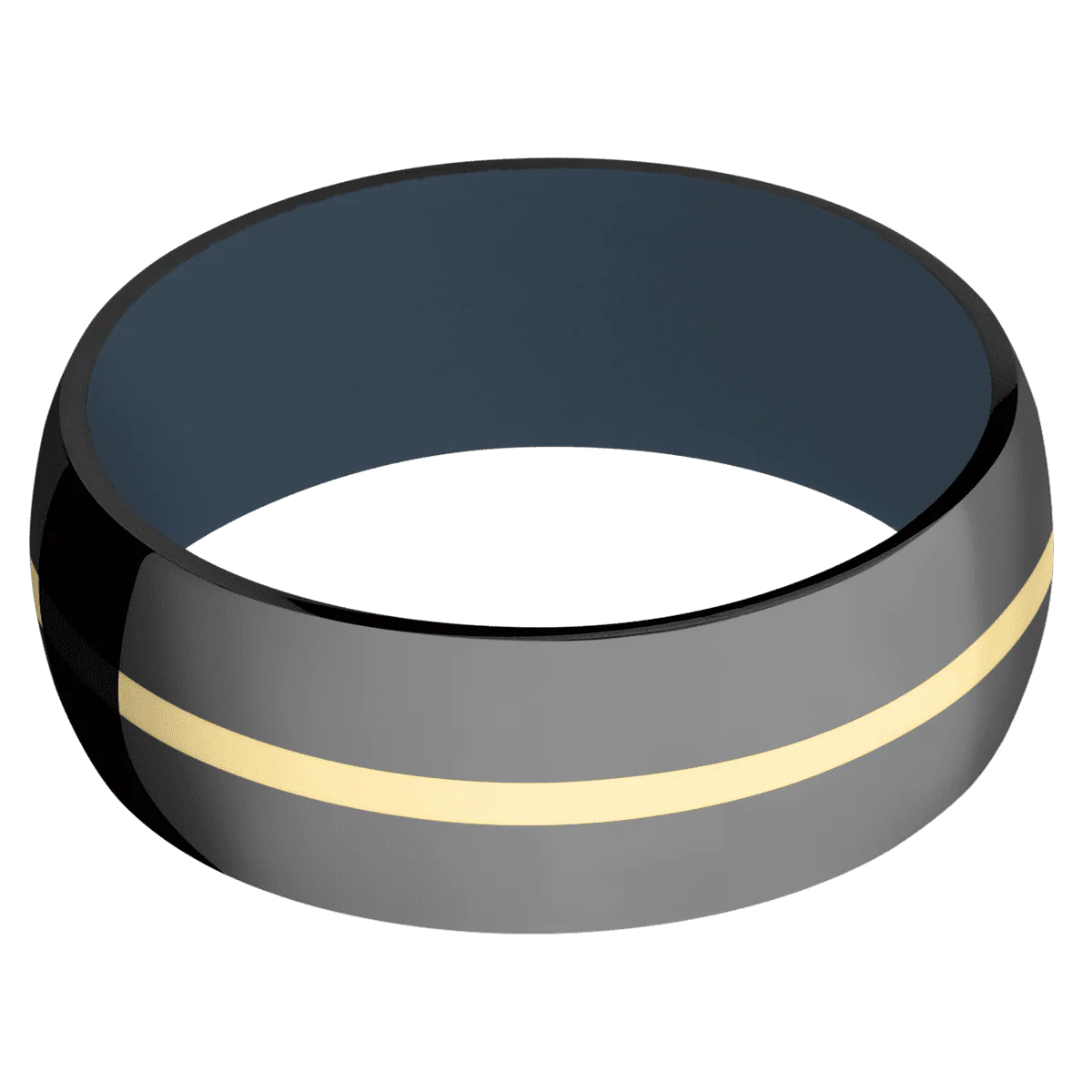 Zirconium + Polish Finish + Navy Blue - Image 3