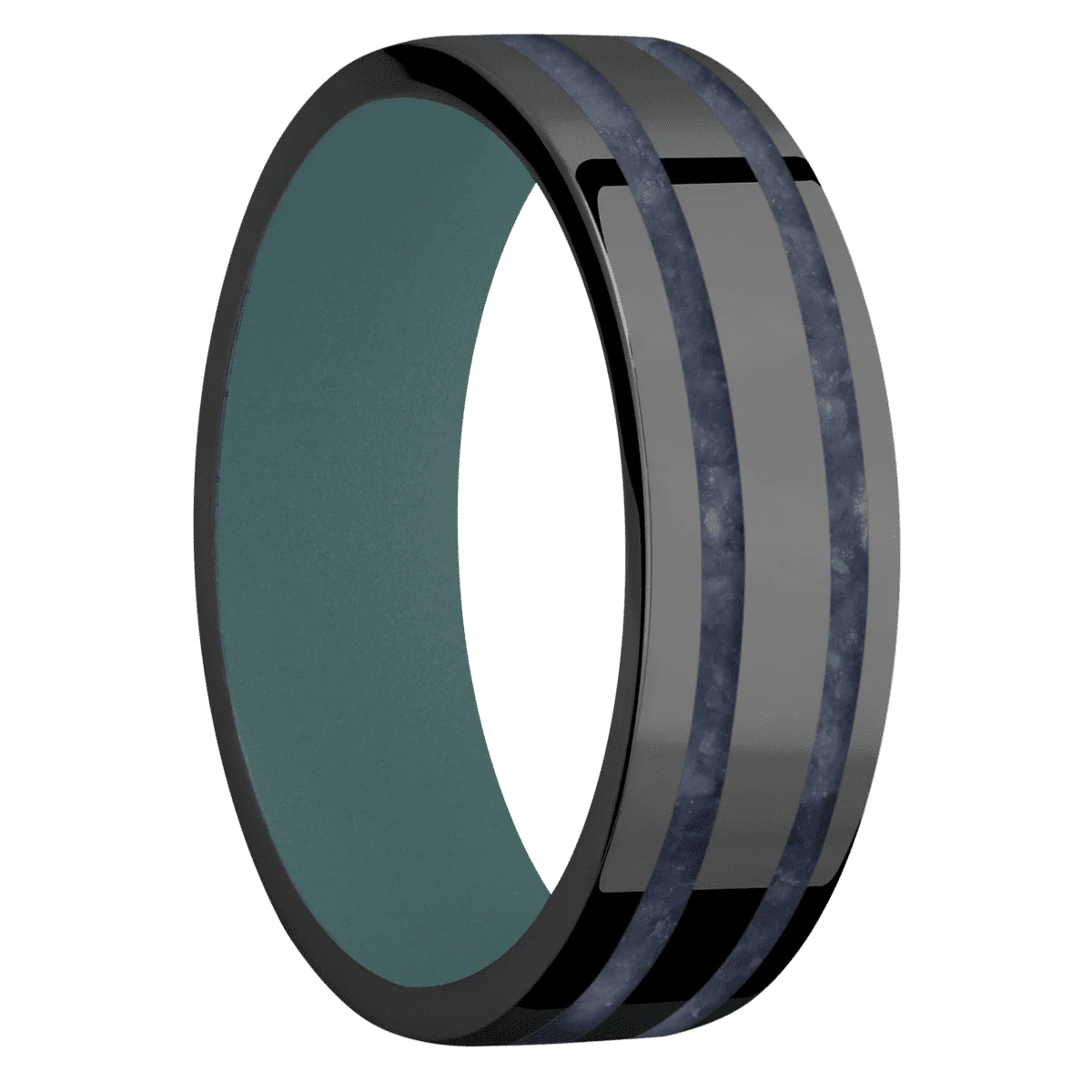 Zirconium + Polish Finish + Northern Lights