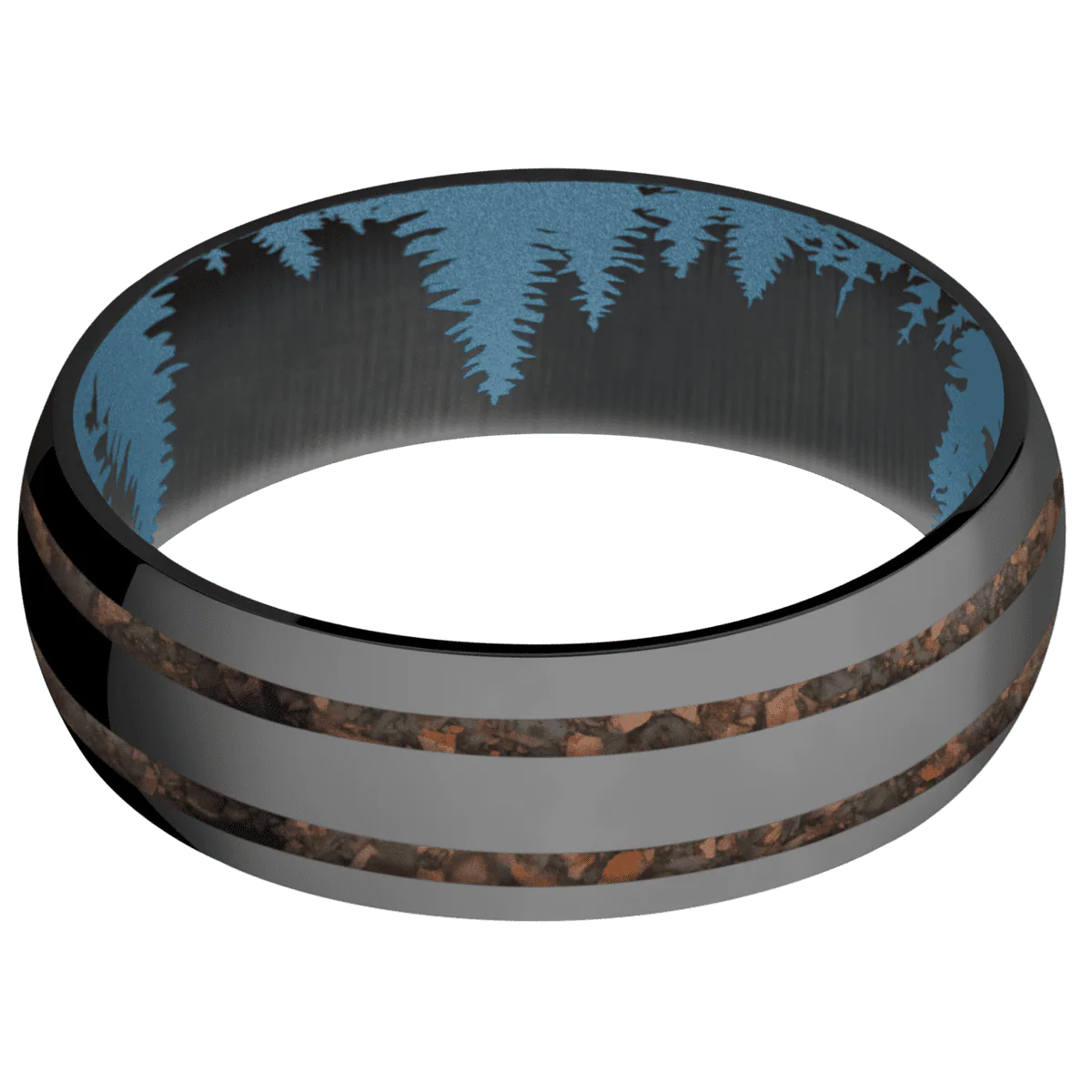 Zirconium + Polish Finish + Polar Blue - Image 3