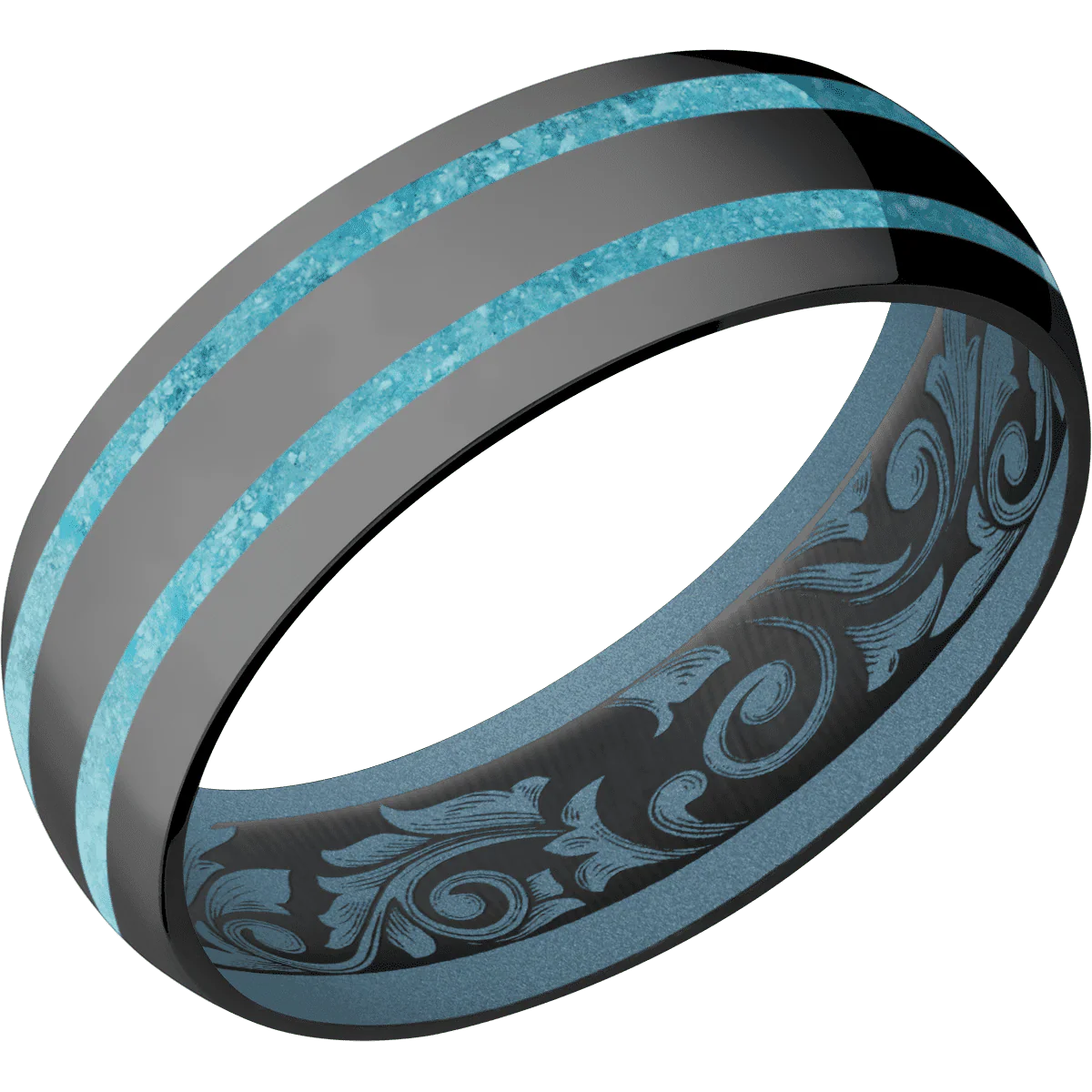 Zirconium + Polish Finish + Polar Blue - Image 2