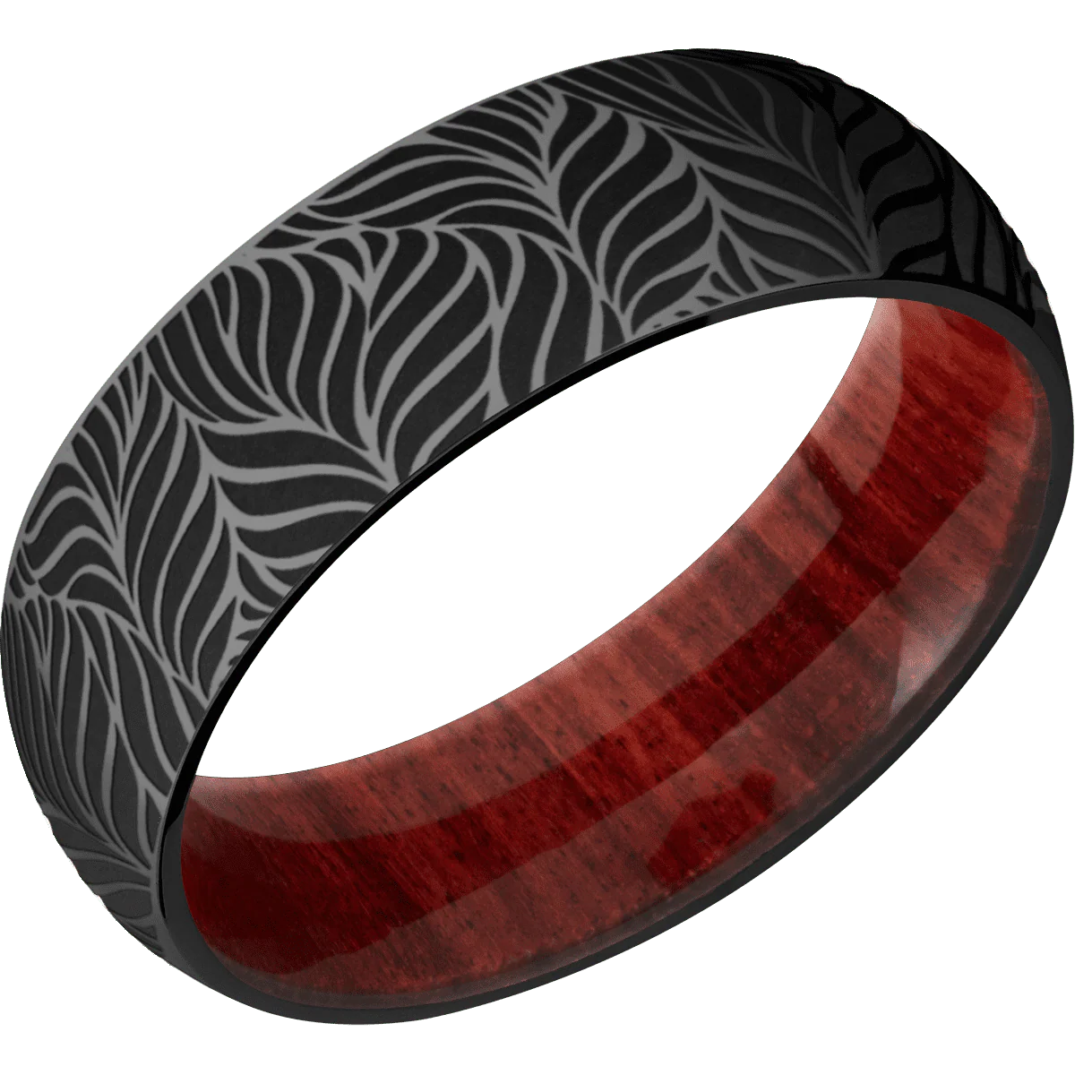 Zirconium + Polish Finish + Red Heart - Image 2