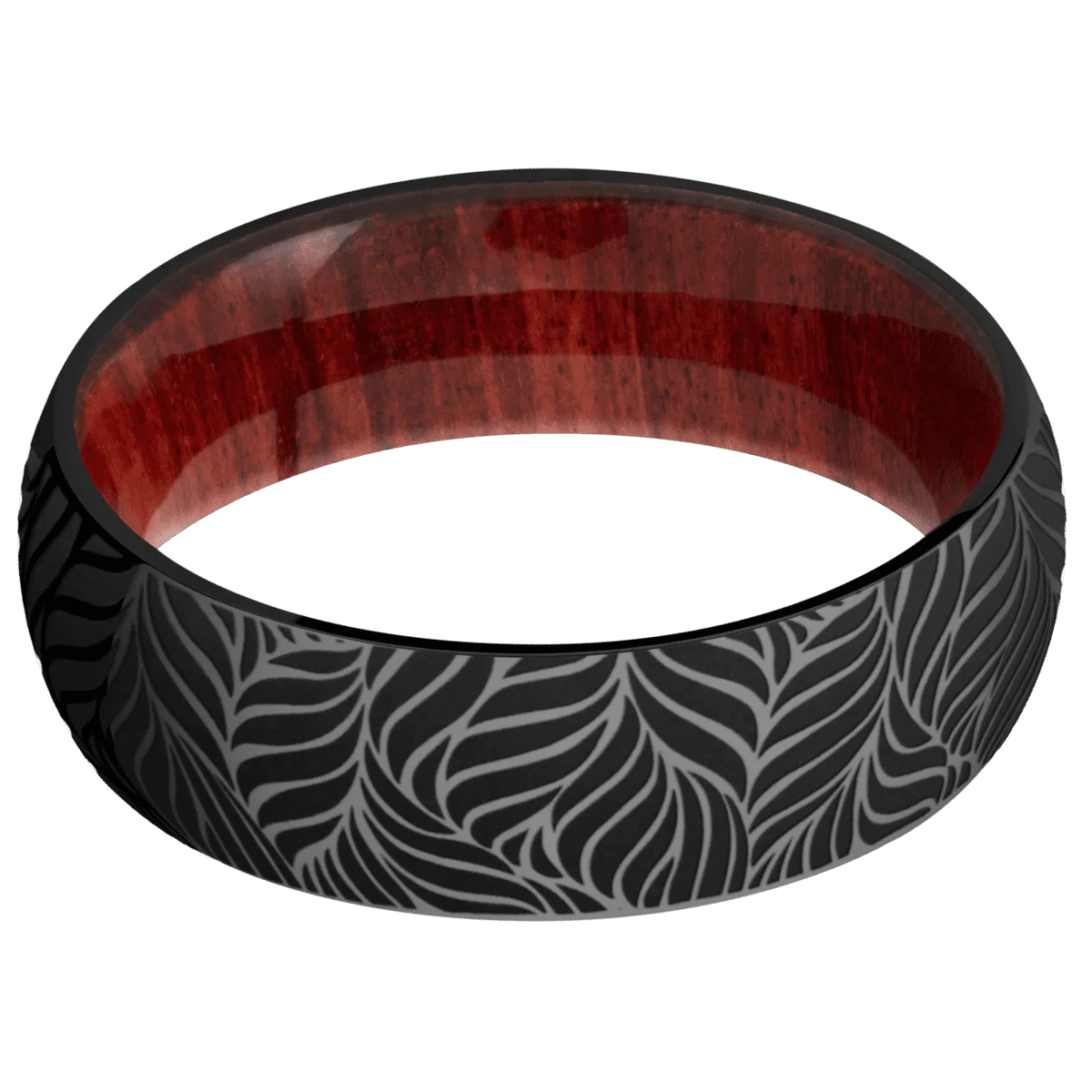 Zirconium + Polish Finish + Red Heart - Image 3