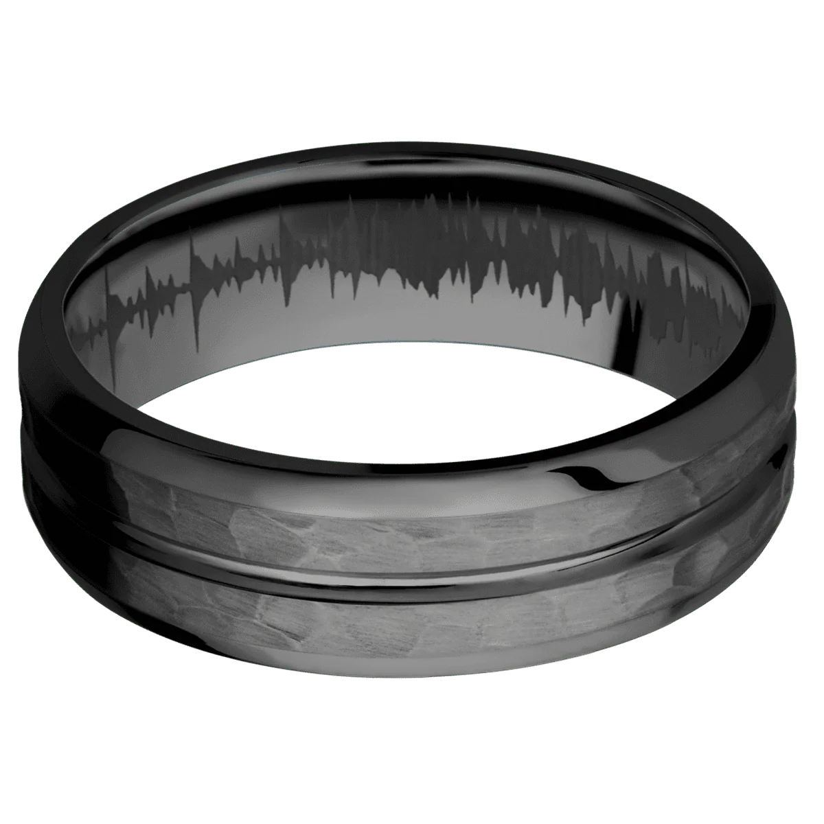 Zirconium + Polish , Hammer Finish - Image 3