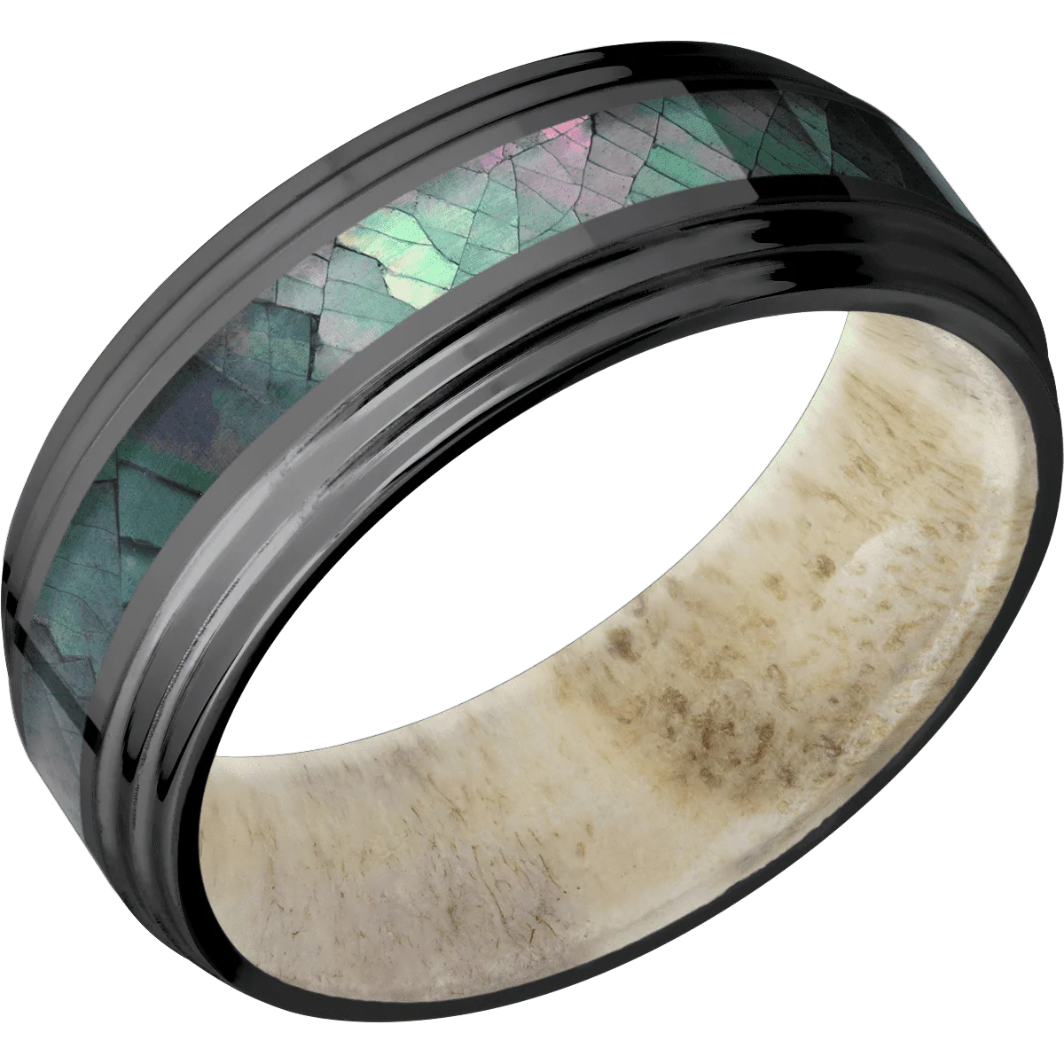 Zirconium + Polish , Polish Finish + Antler - Image 2