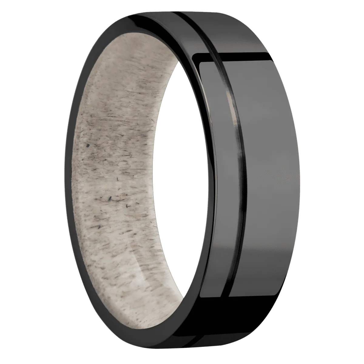 Zirconium + Polish , Polish Finish + Antler