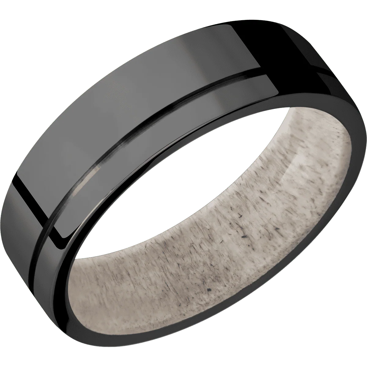 Zirconium + Polish , Polish Finish + Antler - Image 2