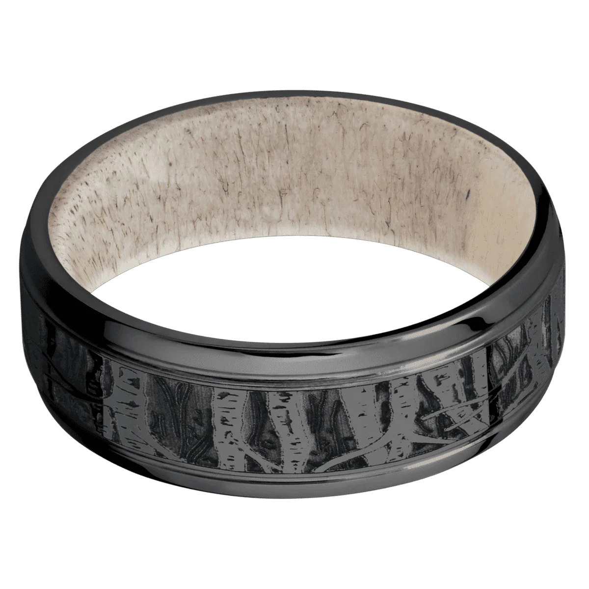 Zirconium + Polish , Polish Finish + Antler - Image 3