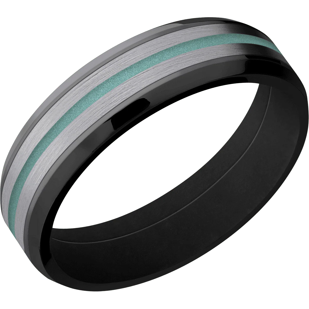 Zirconium + Polish , Polish Finish + Black - Image 2