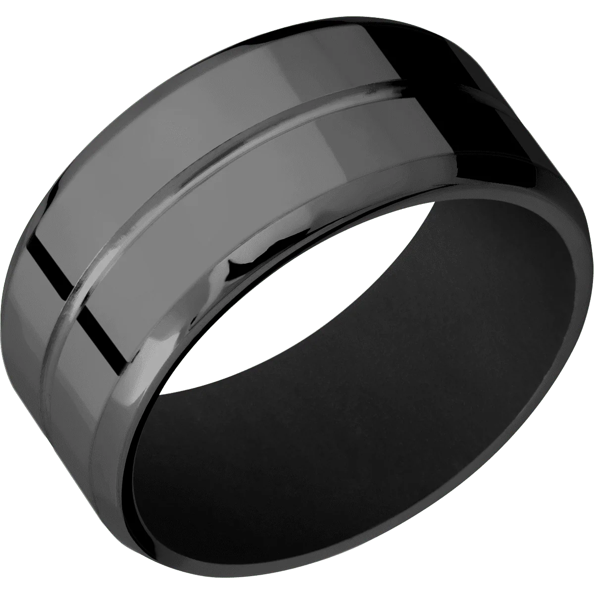 Zirconium + Polish , Polish Finish + Black - Image 2