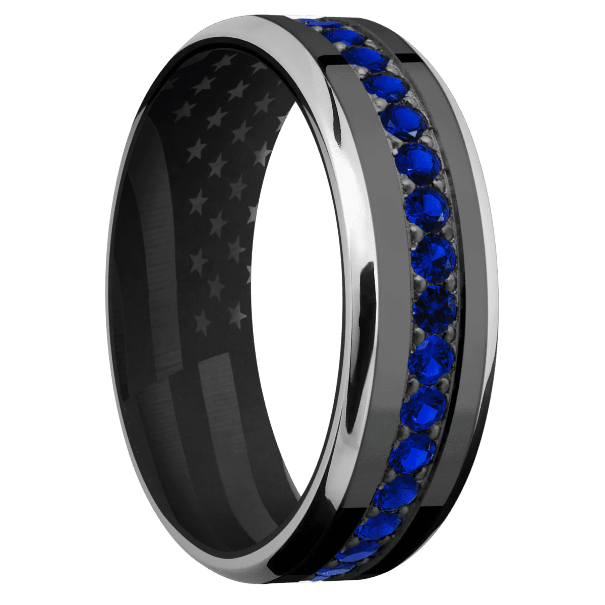 Zirconium + Polish , Polish Finish + Black