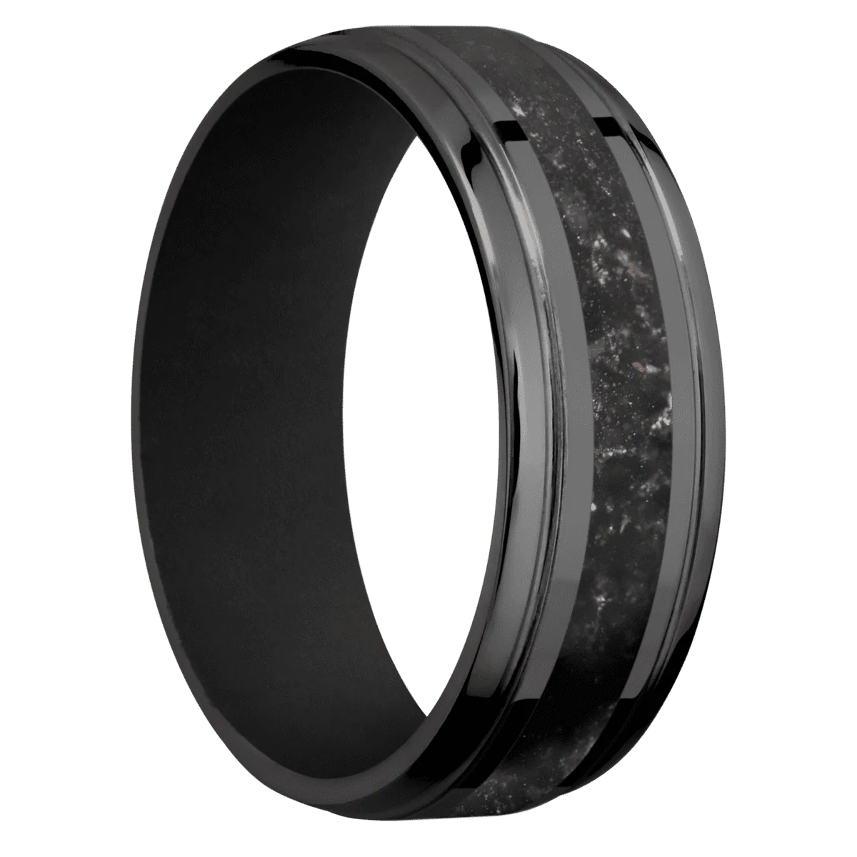Zirconium + Polish , Polish Finish + Black