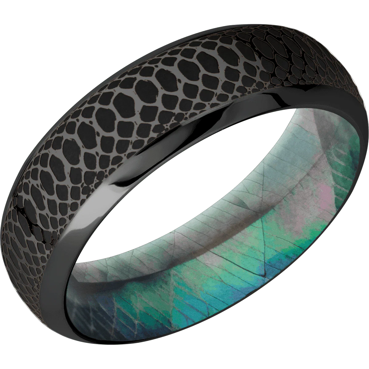 Zirconium + Polish , Polish Finish + Black Mother of Pearl - Image 2
