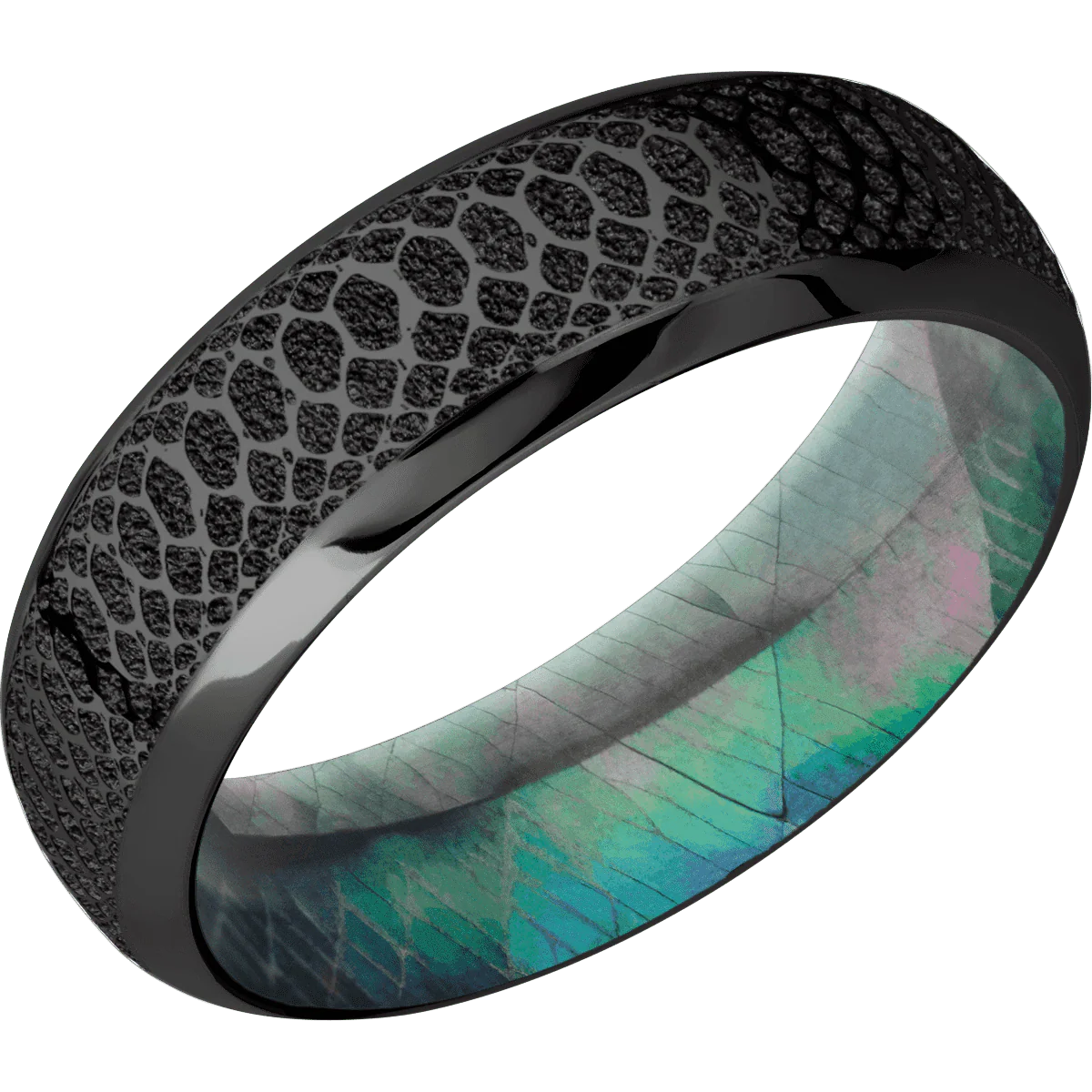 Zirconium + Polish , Polish Finish + Black Mother of Pearl - Image 2