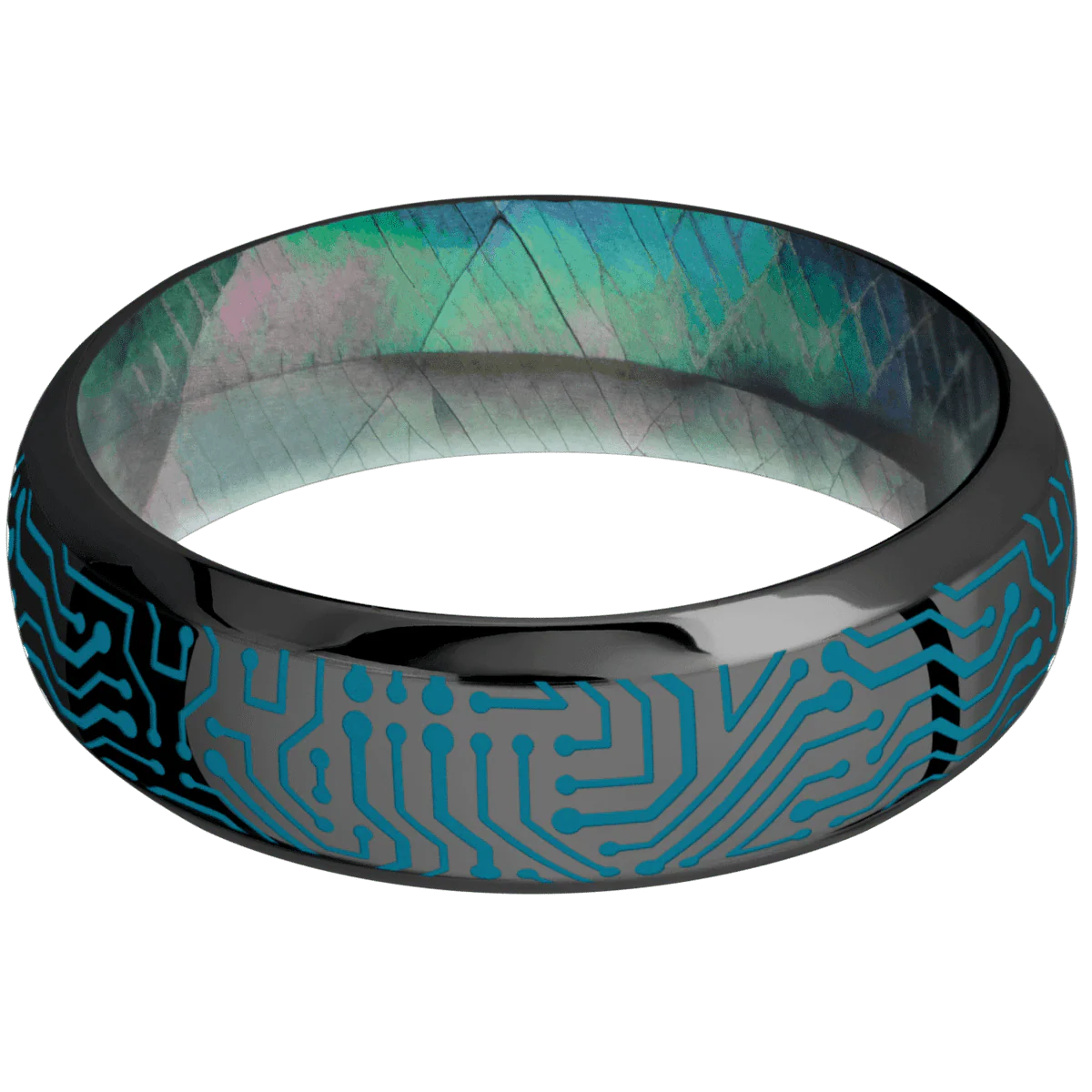 Zirconium + Polish , Polish Finish + Black Mother of Pearl - Image 3