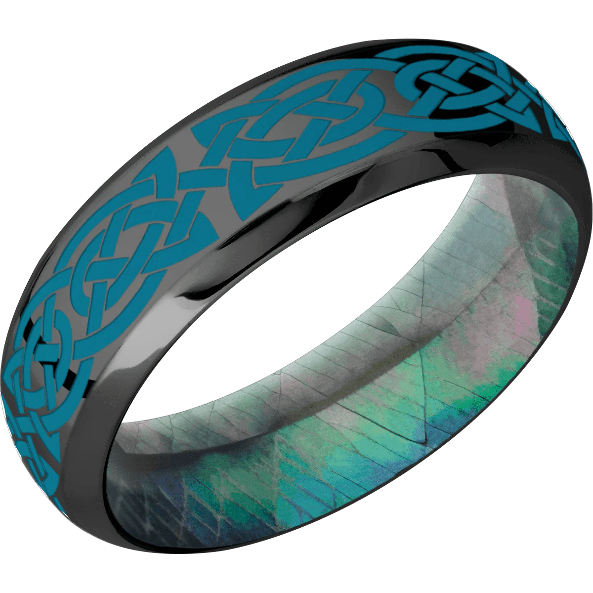 Zirconium + Polish , Polish Finish + Black Mother of Pearl - Image 2