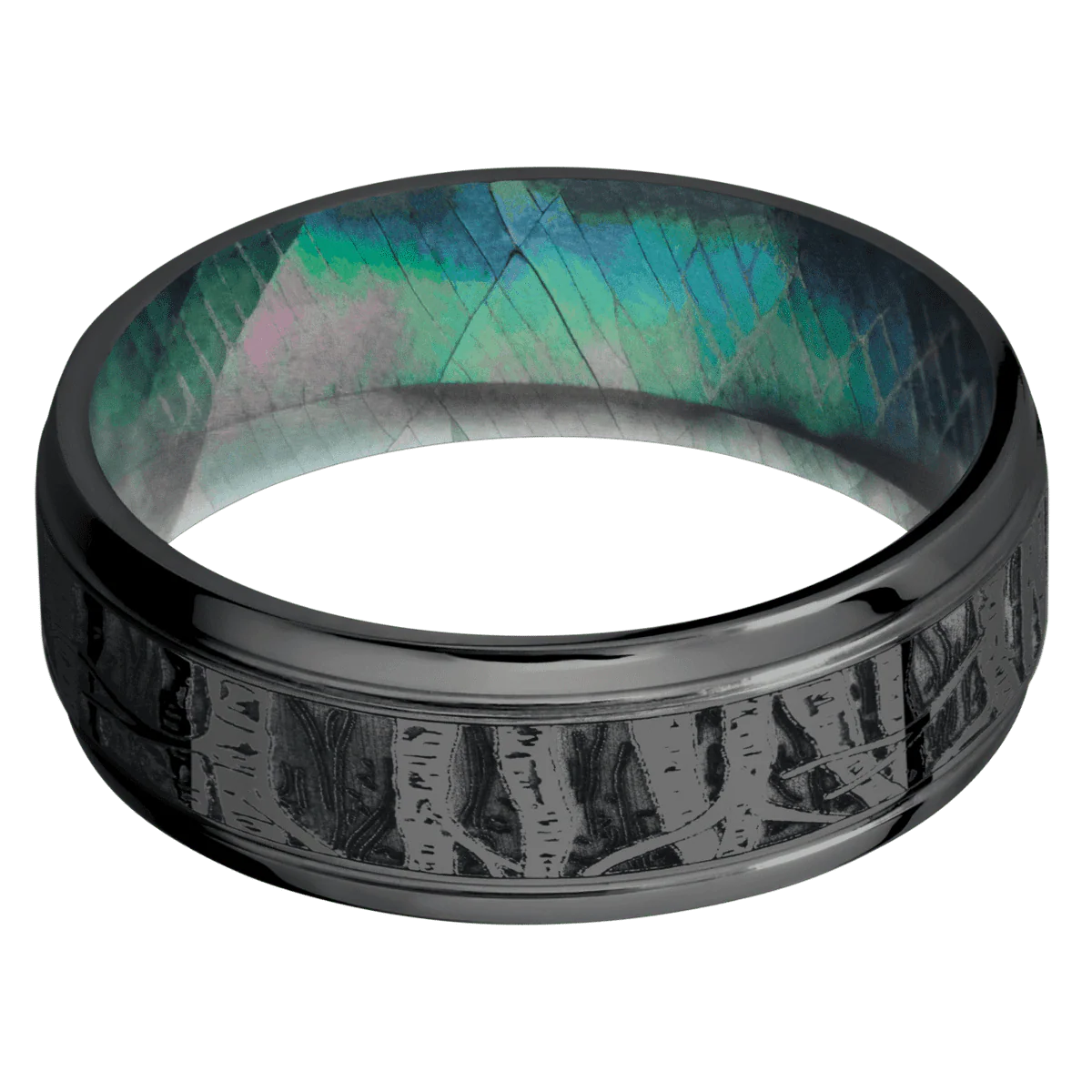 Zirconium + Polish , Polish Finish + Black Mother of Pearl - Image 3