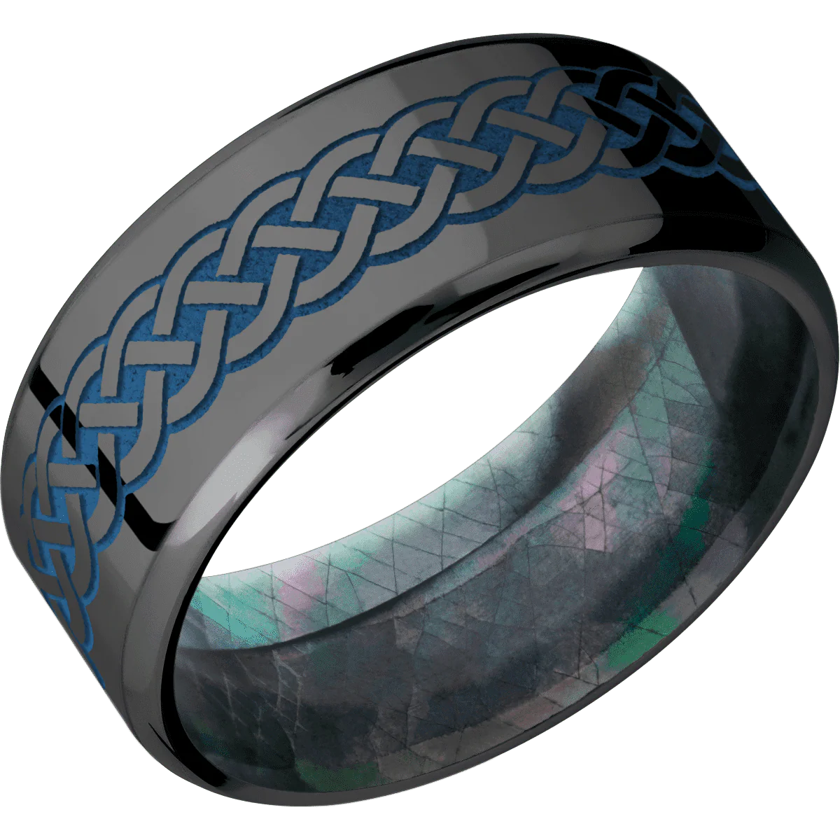 Zirconium + Polish , Polish Finish + Black Mother of Pearl - Image 2