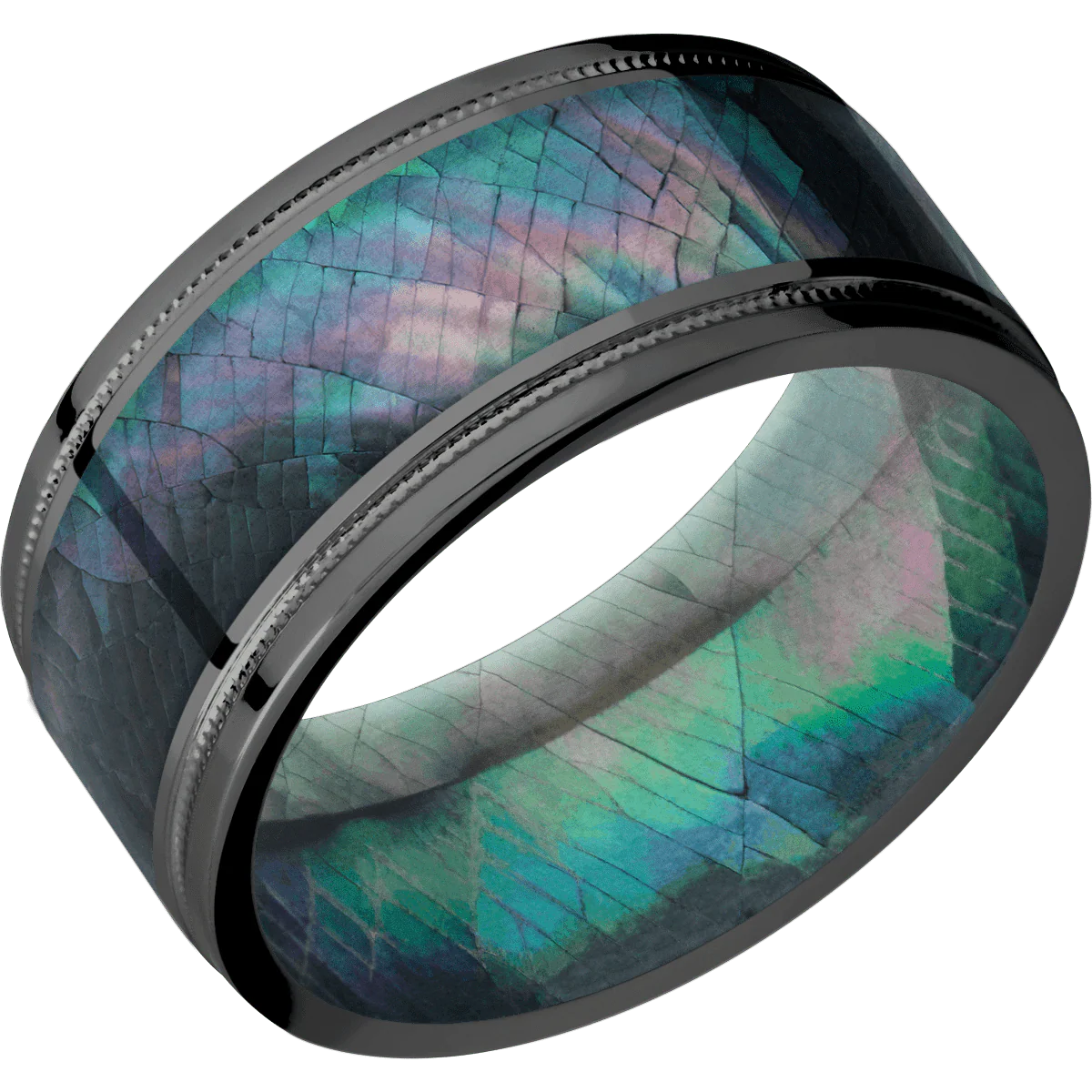 Zirconium + Polish , Polish Finish + Black Mother of Pearl - Image 2