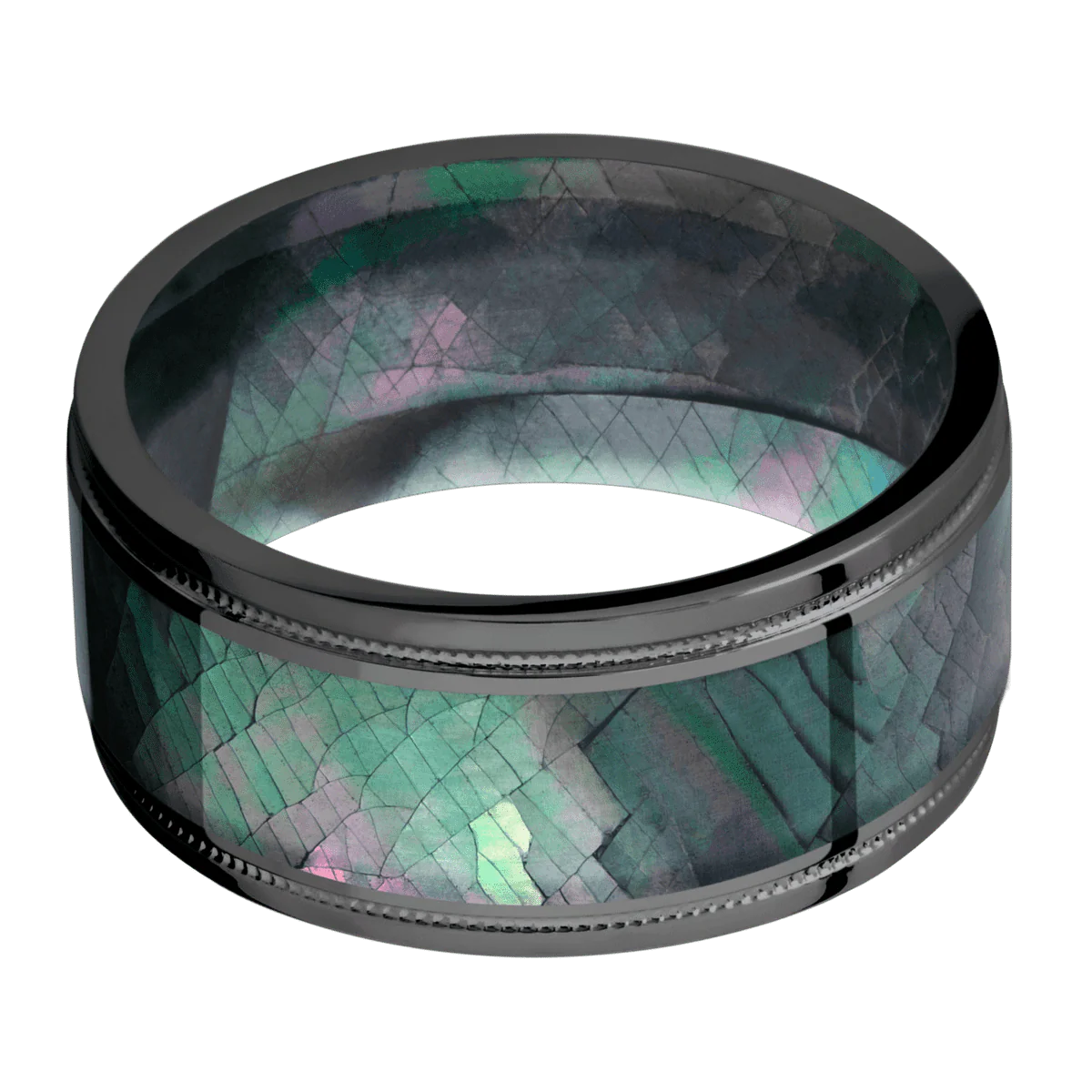 Zirconium + Polish , Polish Finish + Black Mother of Pearl - Image 3