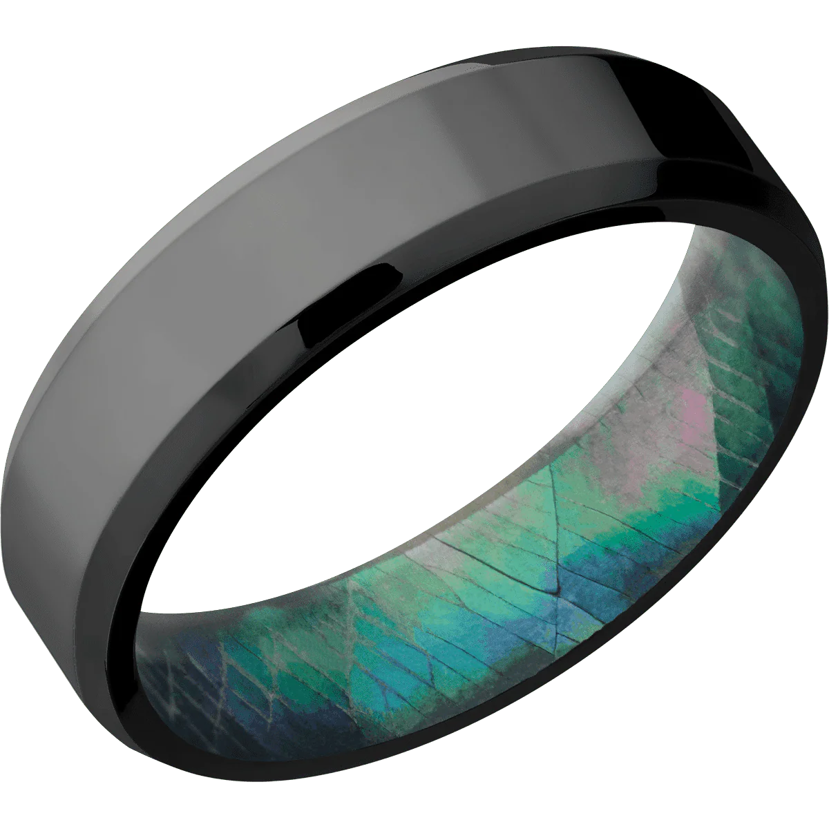 Zirconium + Polish , Polish Finish + Black Mother of Pearl - Image 2