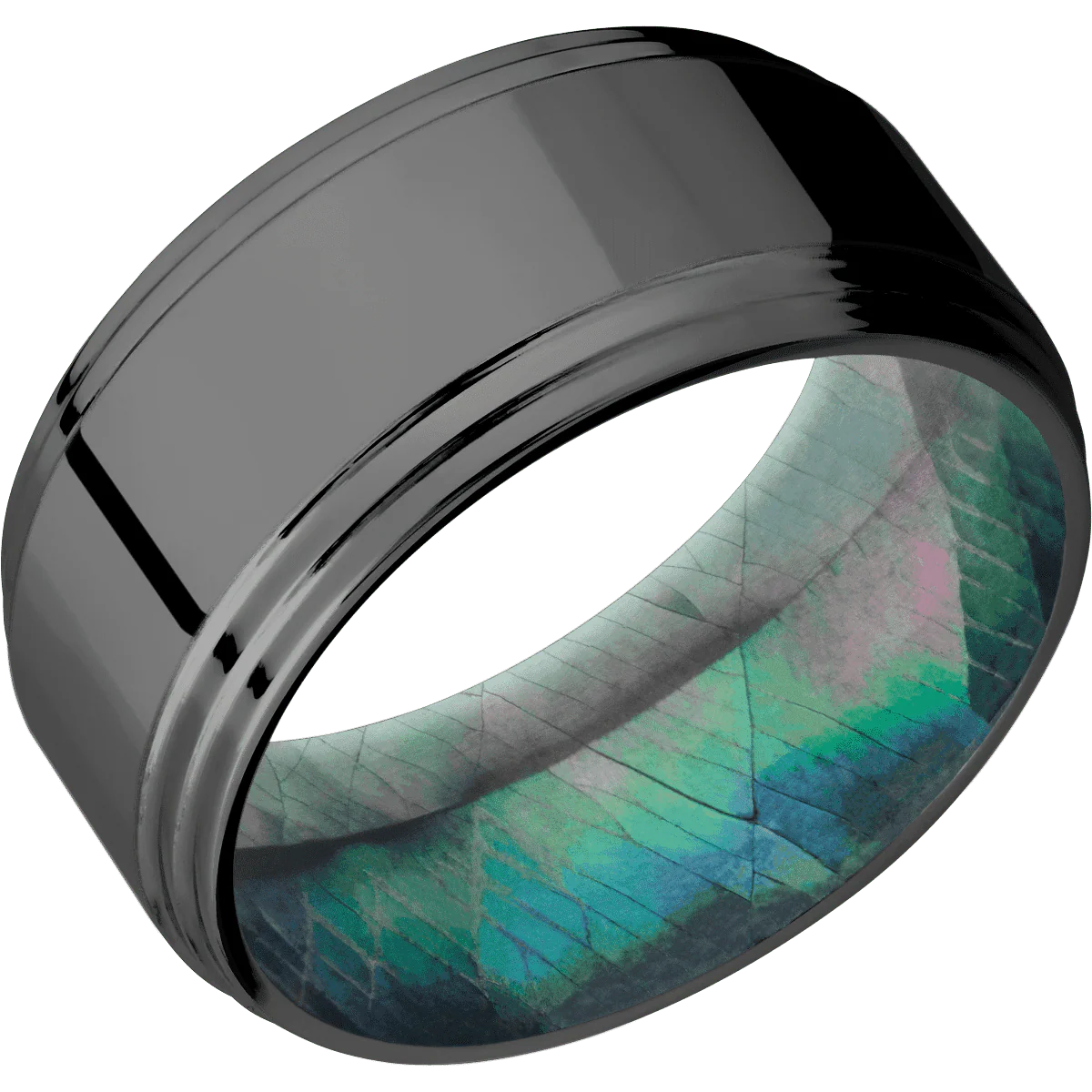 Zirconium + Polish , Polish Finish + Black Mother of Pearl - Image 2