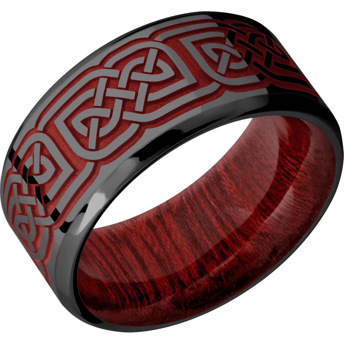 Zirconium + Polish , Polish Finish + Blood Wood - Image 2