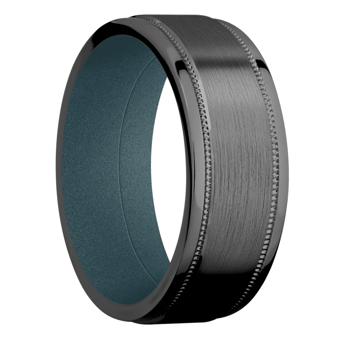 Zirconium + Polish , Polish Finish + Blue Titanium