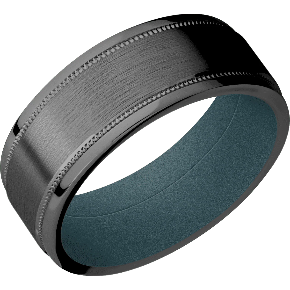 Zirconium + Polish , Polish Finish + Blue Titanium - Image 2