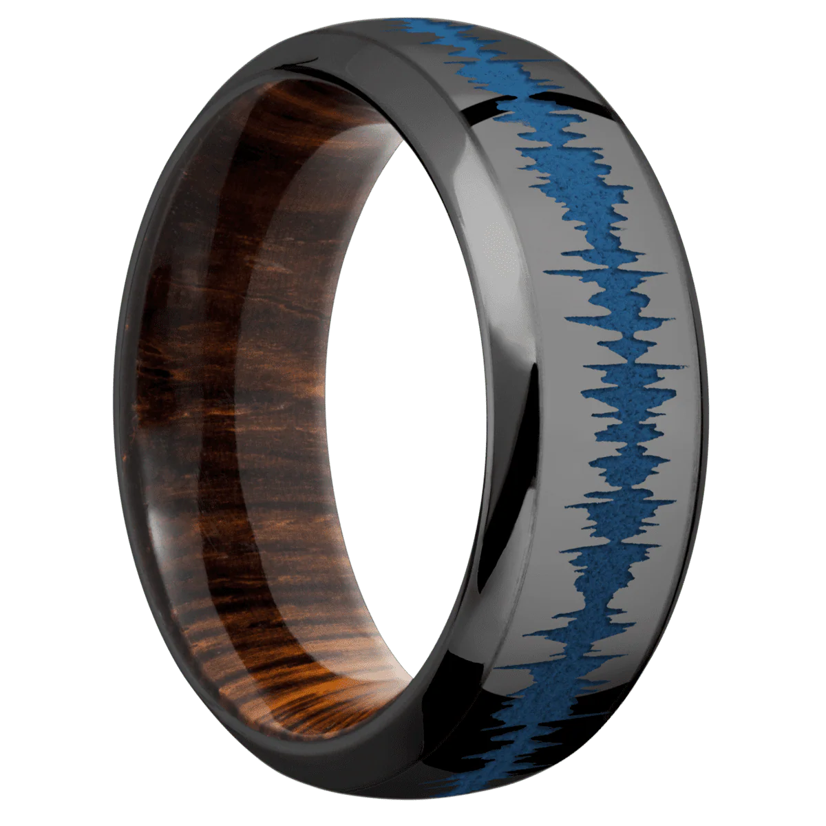 Zirconium + Polish , Polish Finish + Cocobolo