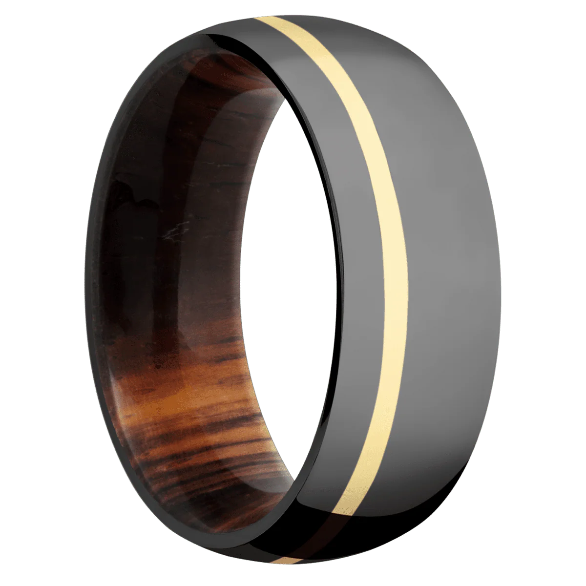 Zirconium + Polish , Polish Finish + Cocobolo