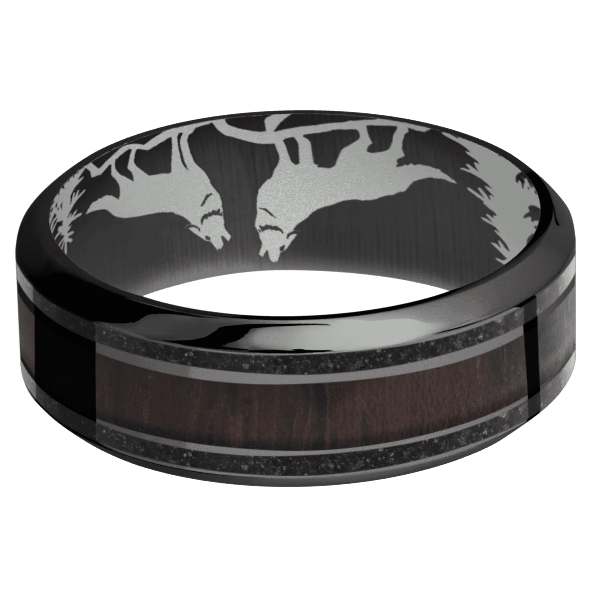 Zirconium + Polish , Polish Finish + Crushed Silver - Image 3