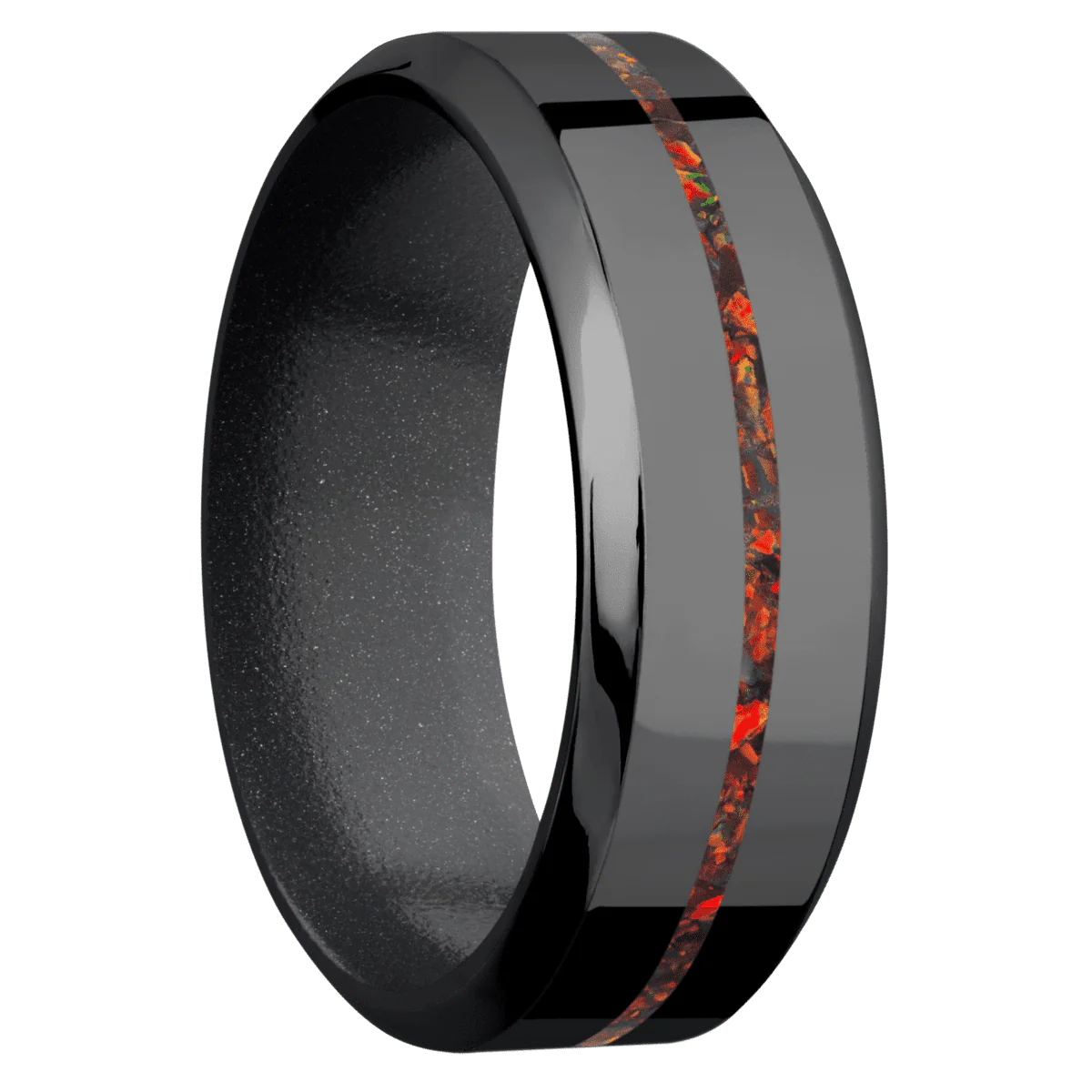 Zirconium + Polish , Polish Finish + Dark Grey